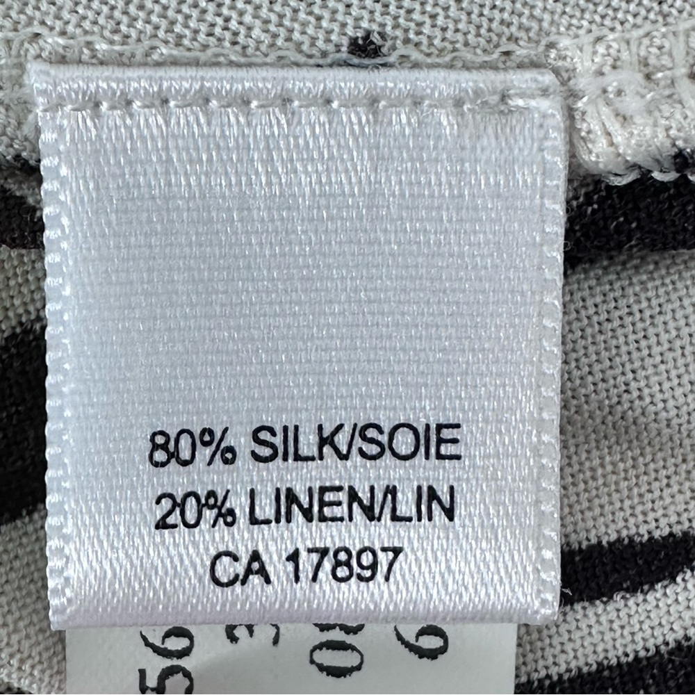 Banana Republic Dress Wrap Size XS Silk Linen Blend Feminine‎ Safari Beach - Picture 8 of 10